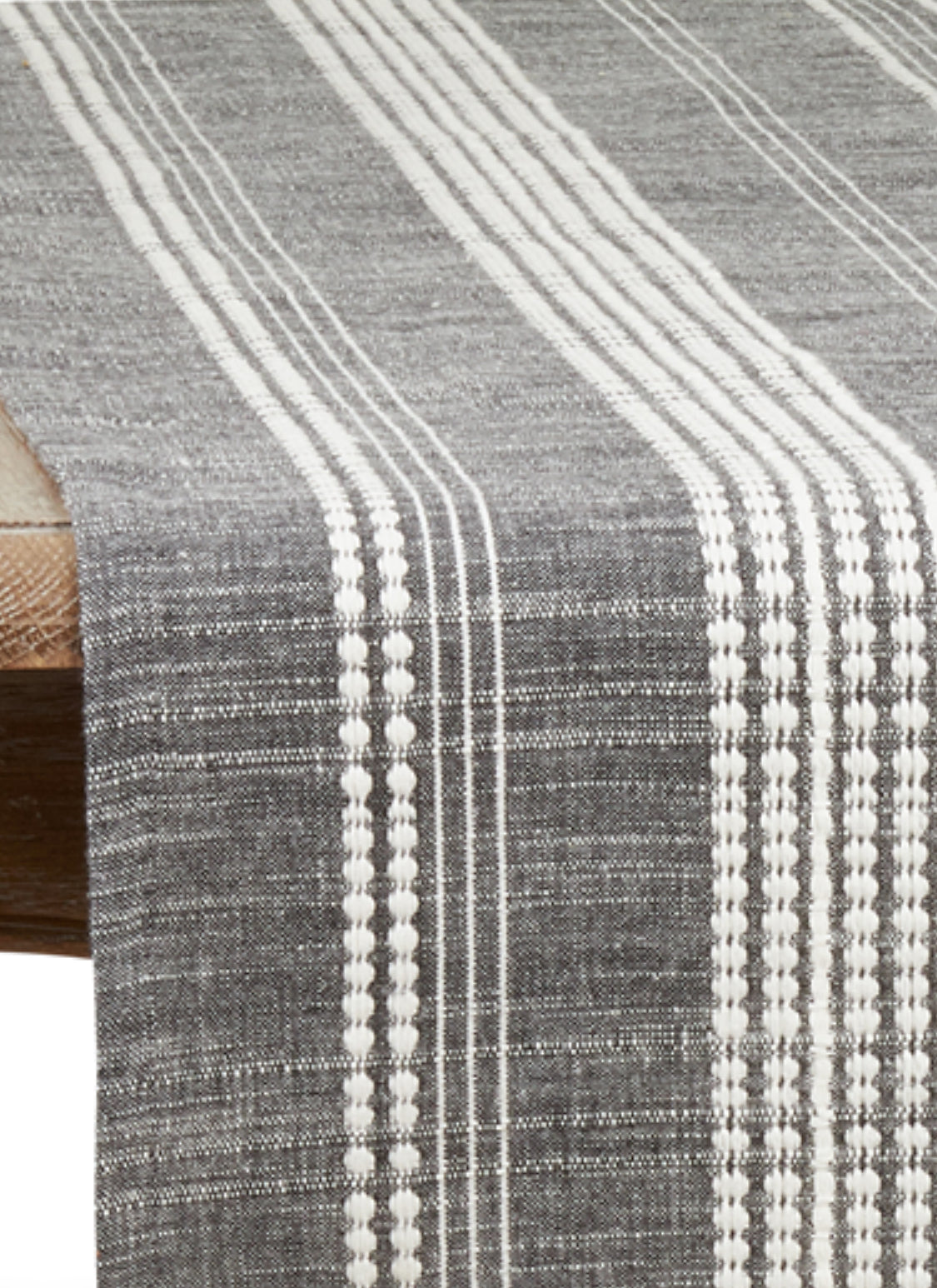 Blk/White Striped Runner