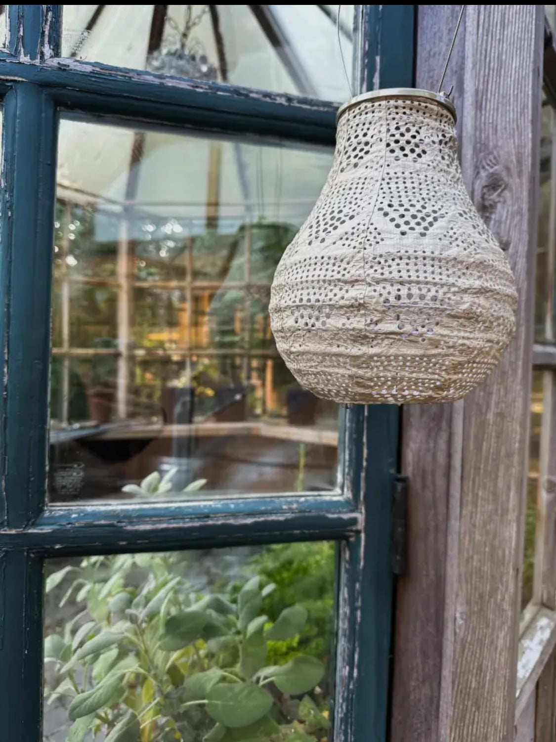 Stella Bulb 8”Solar Lantern-Pearl Wave