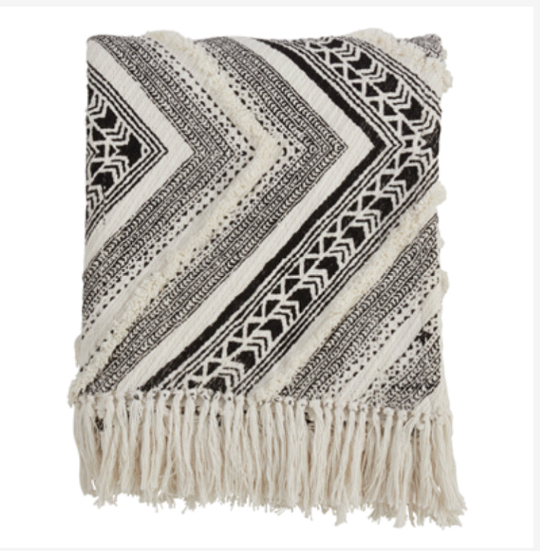 Black Diamond Throw Blanket