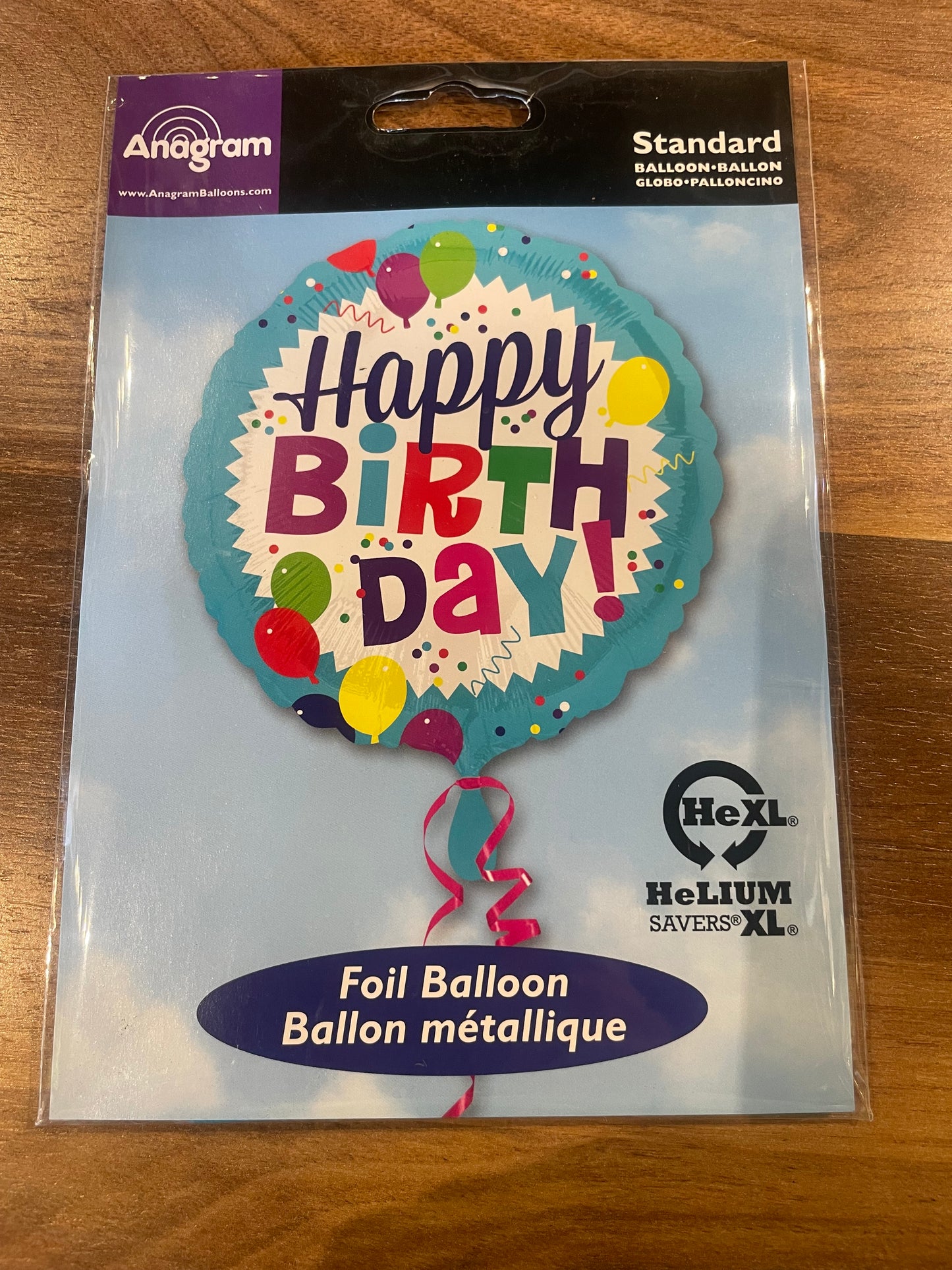 18” Happy Birthday Mylar Balloon