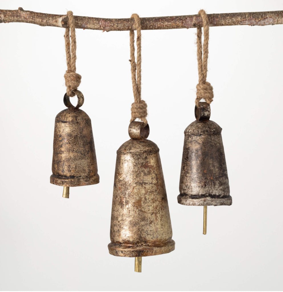 Rustic Bell Ornament-Sm