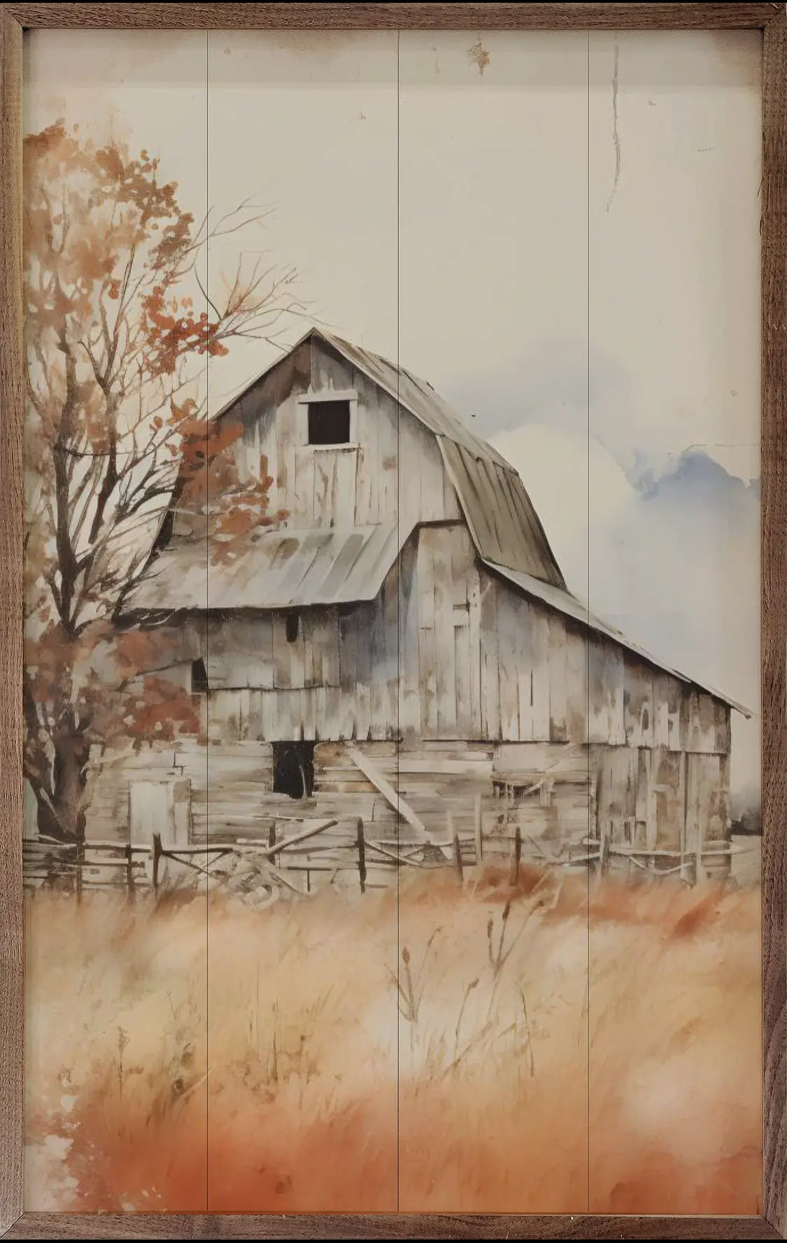 10” x 16” Rustic Barn