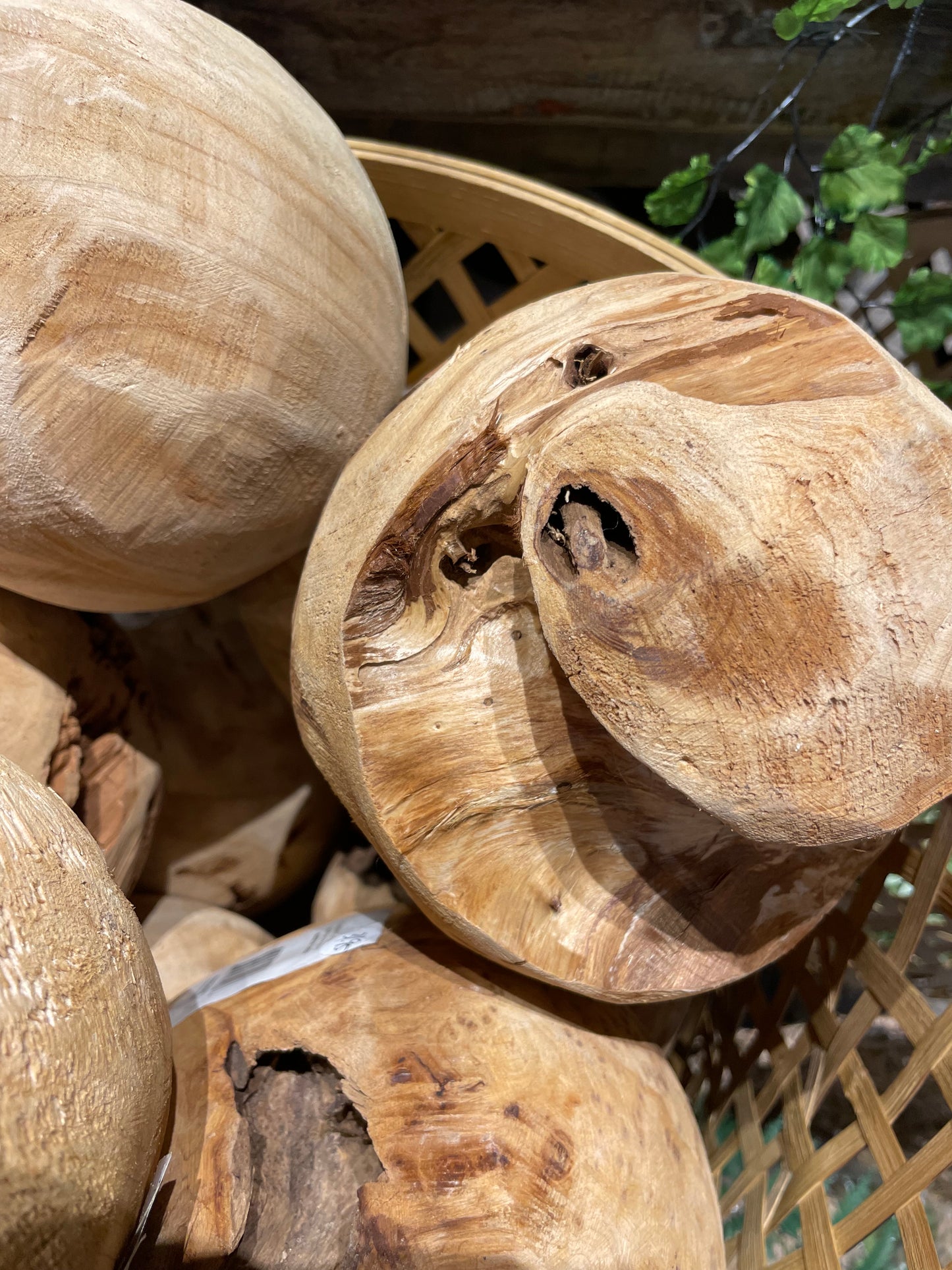 6” Round Fir Orb, Natural