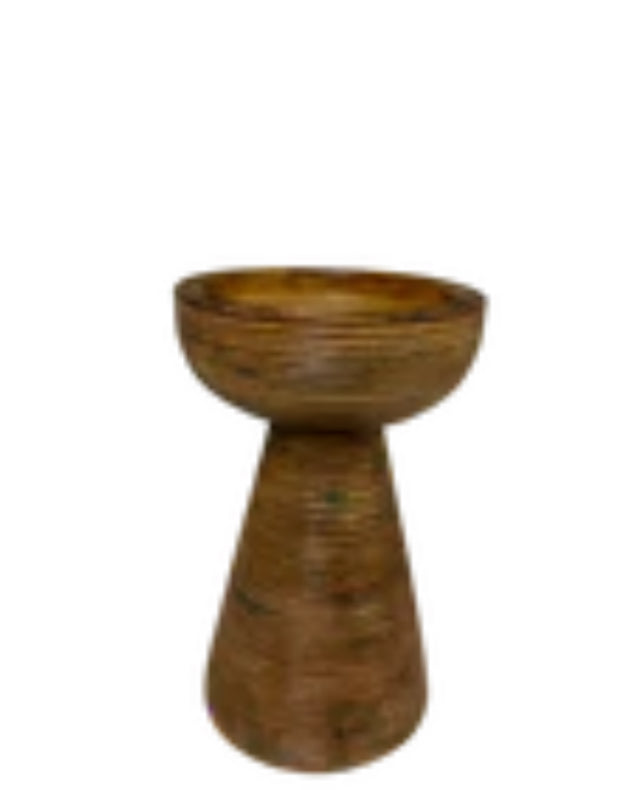 7.5” Polyresin Candleholder