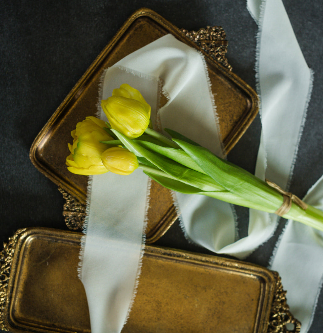 9.5” Yellow Tulip Bush