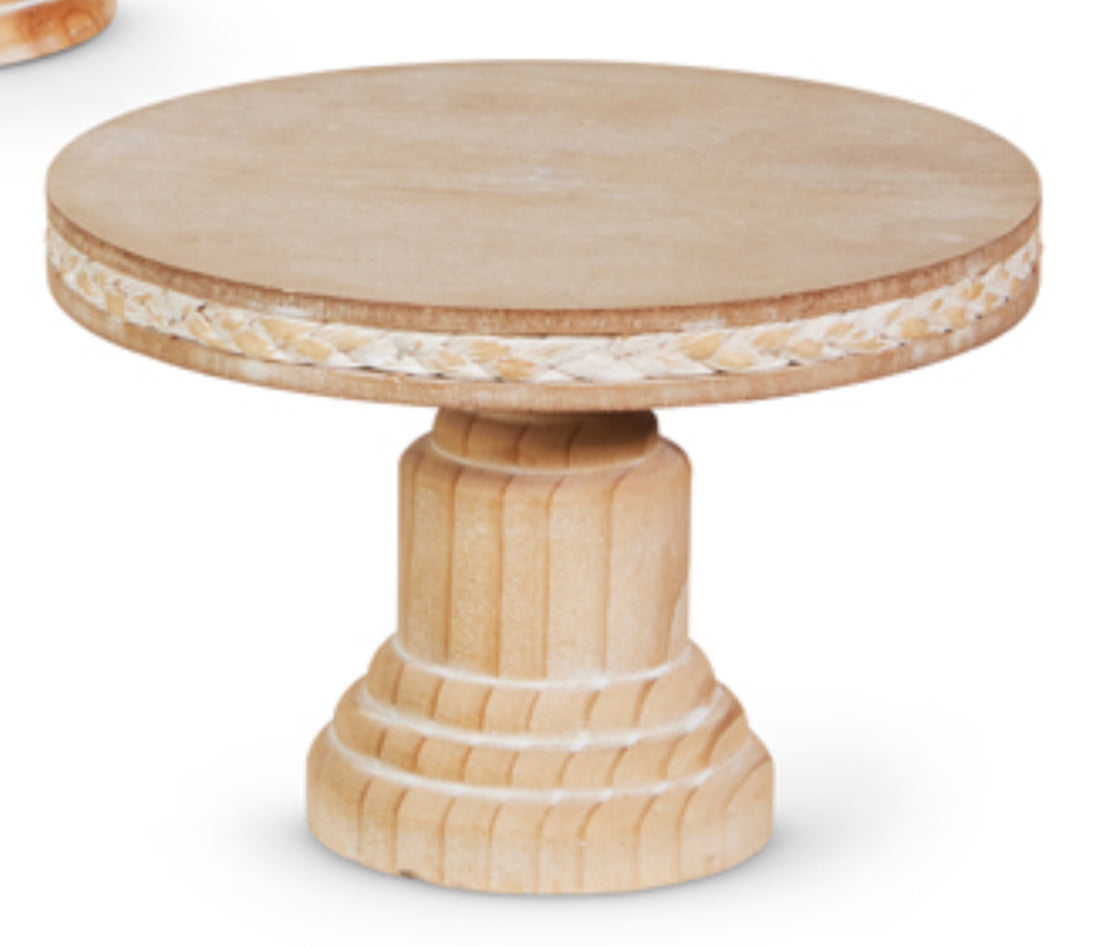 10” Natural Distressed Pedesral