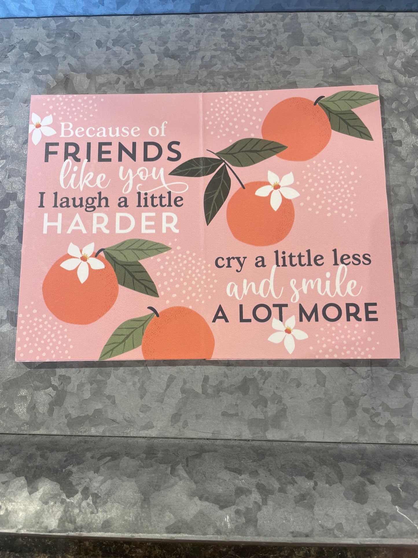 A True Friend Keepsake Card