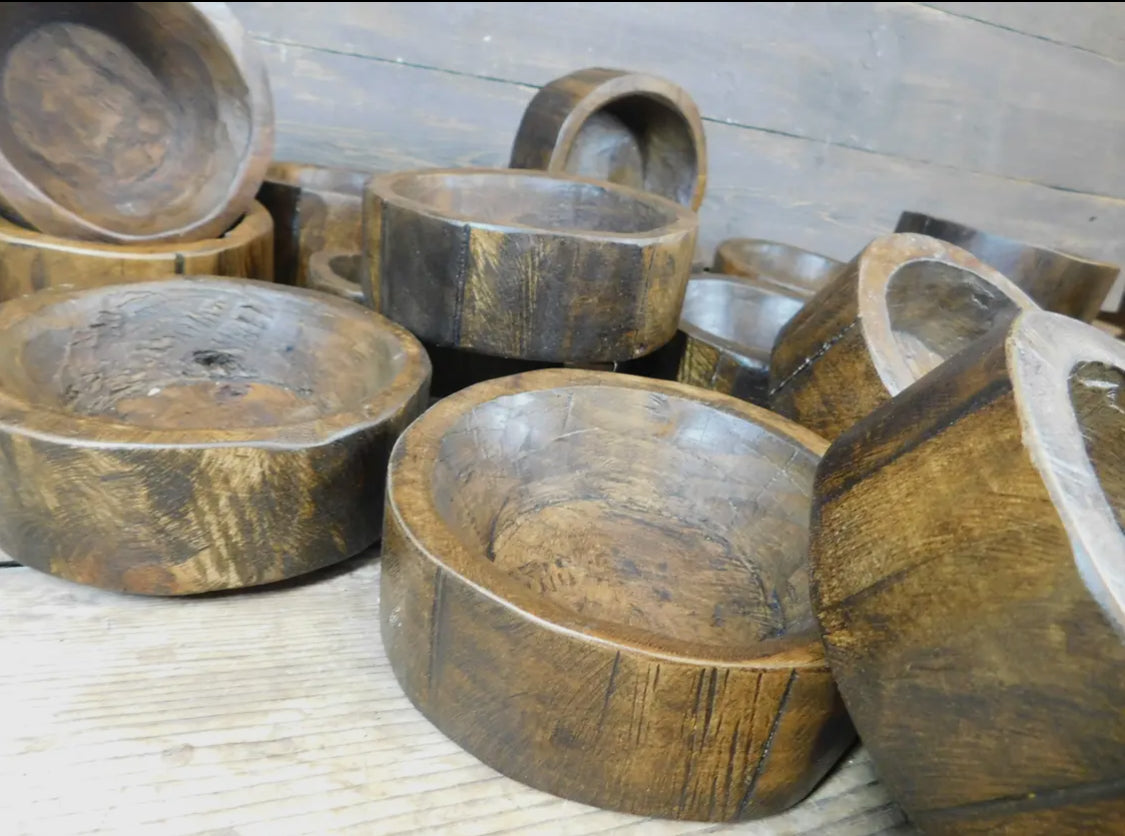 Mini Round Carved Bowl