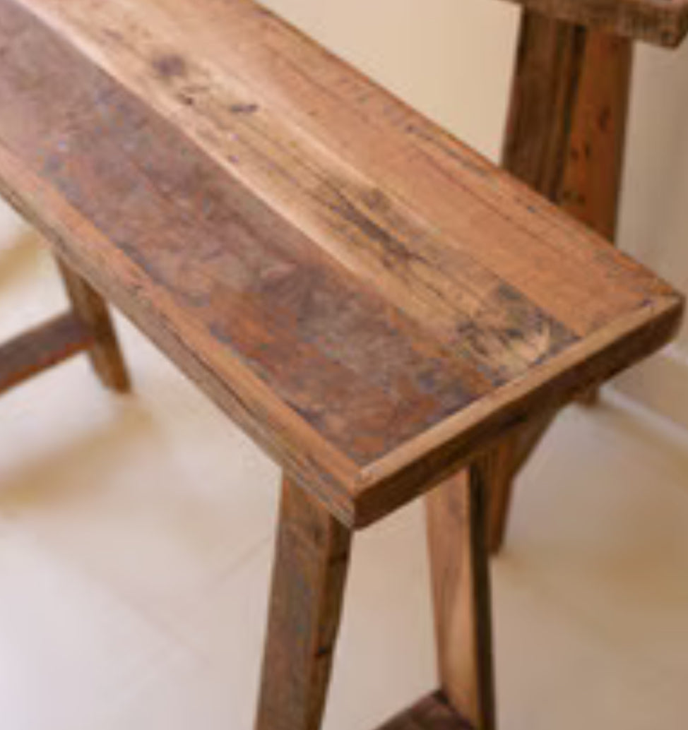 Recycled Wood Consoles Table