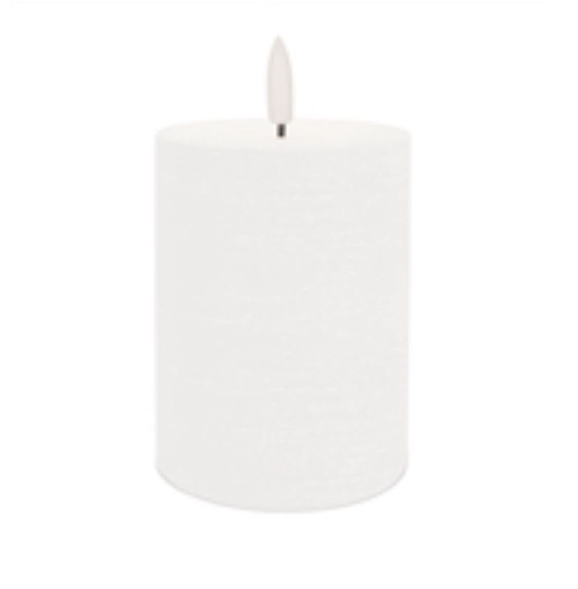 4”H White Fia Wick Candle