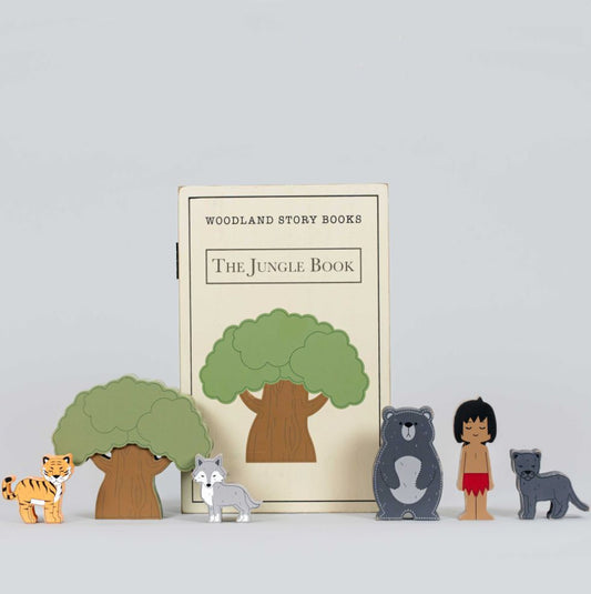 “The Jungle” Wood Storybook