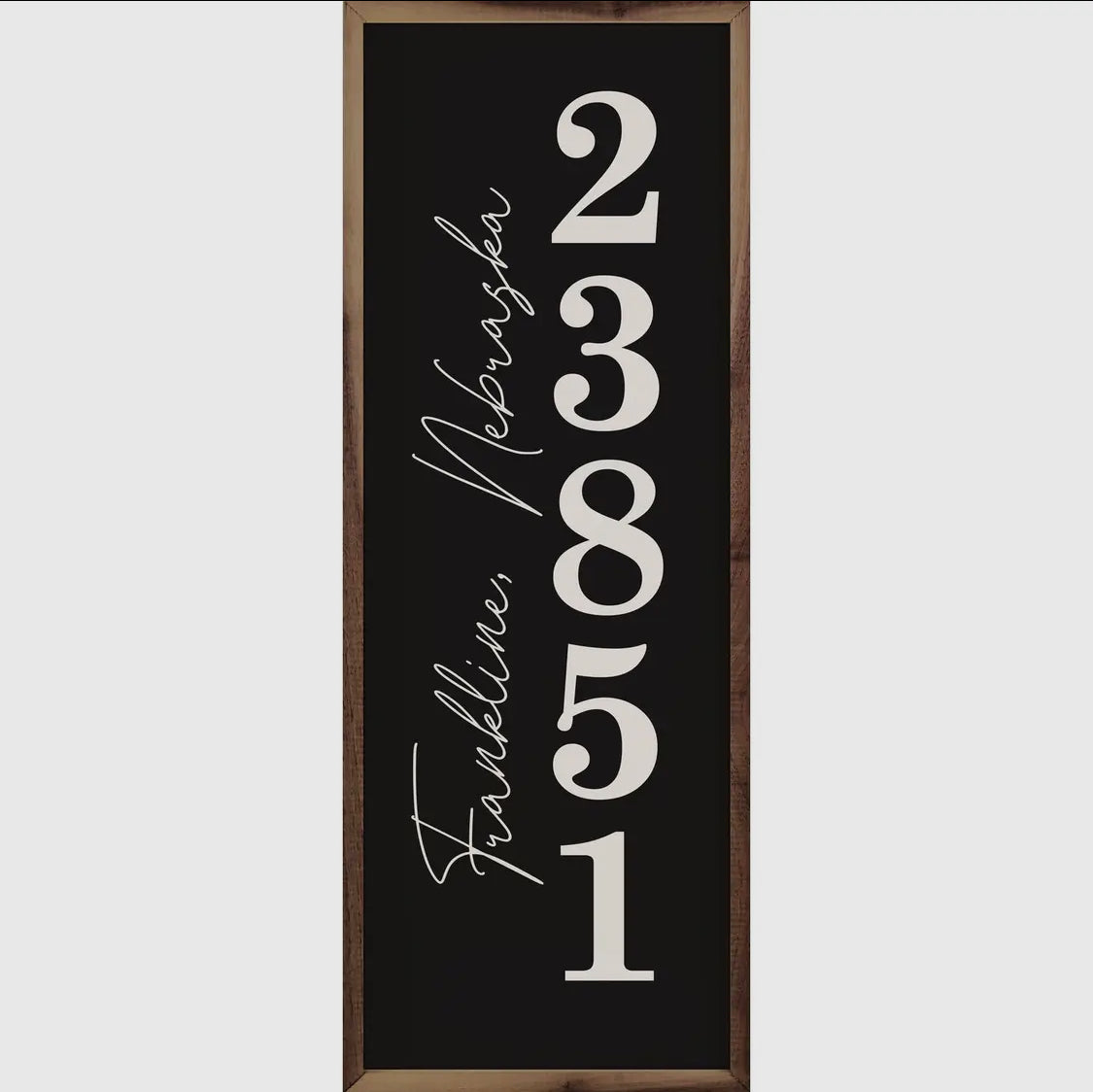 Personalized Zip/City, Sioux Center, IA 51250-Blk