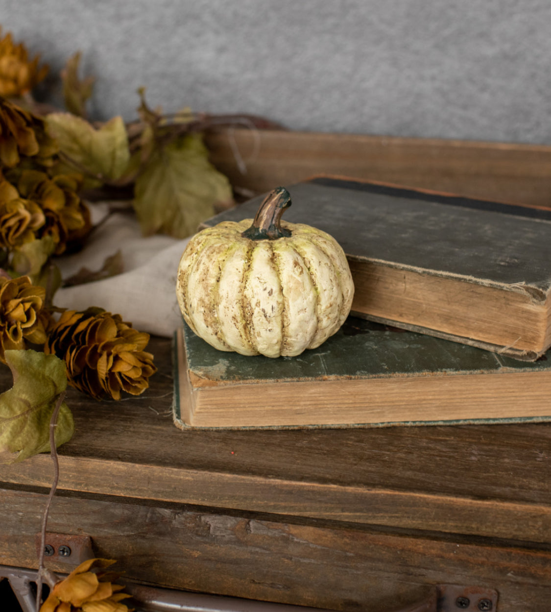 2.75” Cream Short Pumpkin