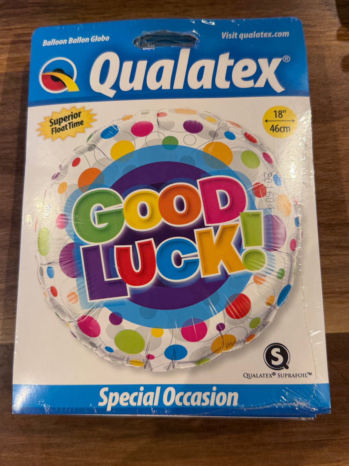 18” Good Luck Mylar Balloon