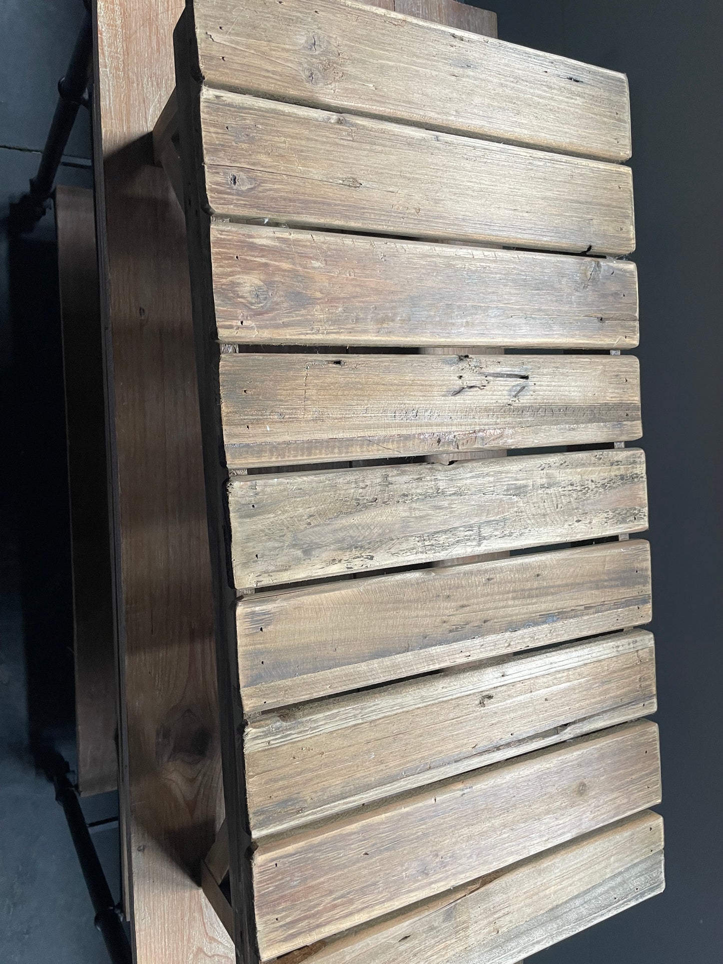 28.5” Distresses Wood Riser-lg