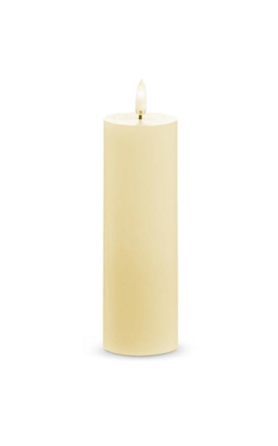 2”x6” Ivory Pillar Candle