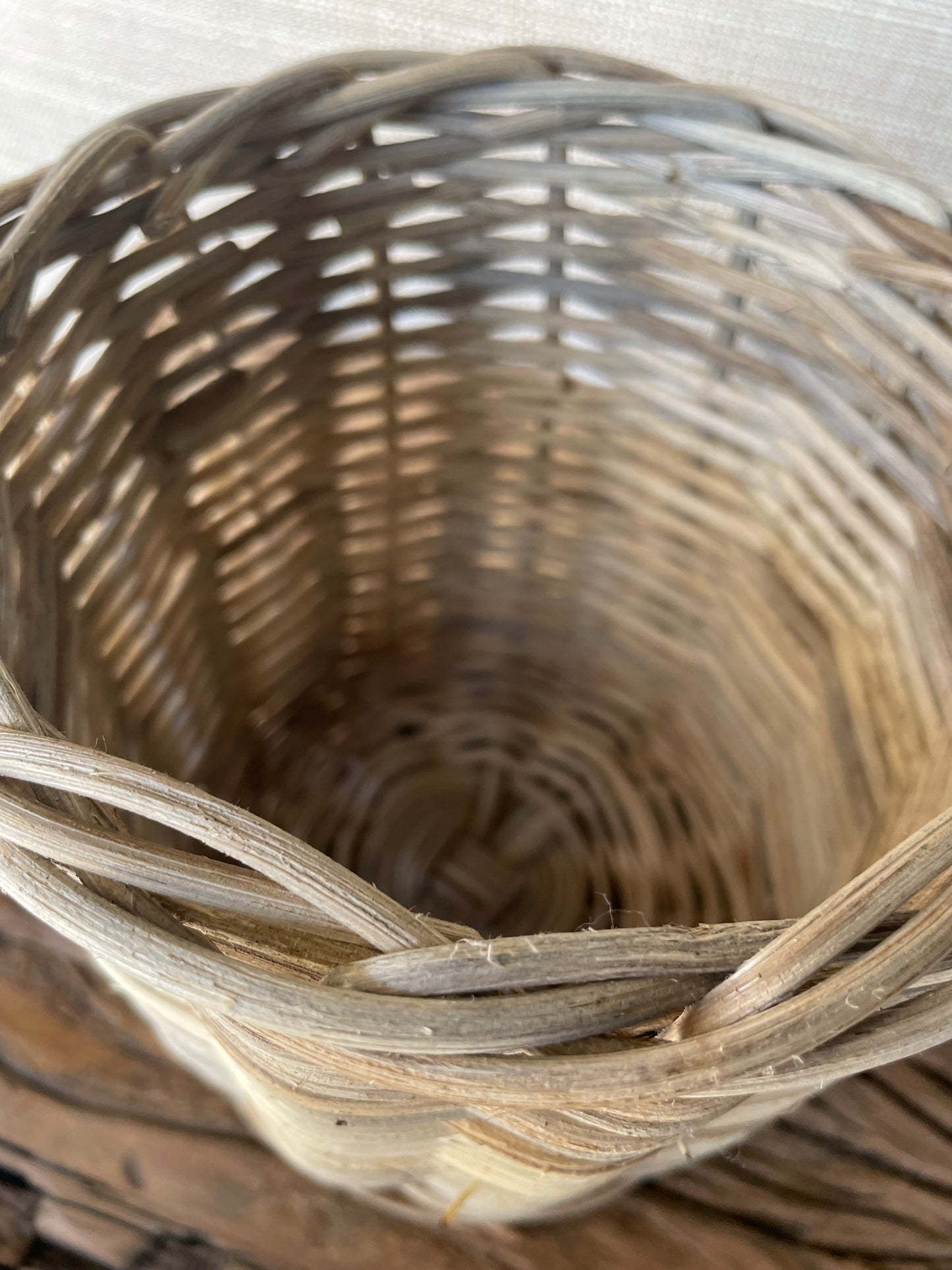 Wicker Bamboo Basket-sm