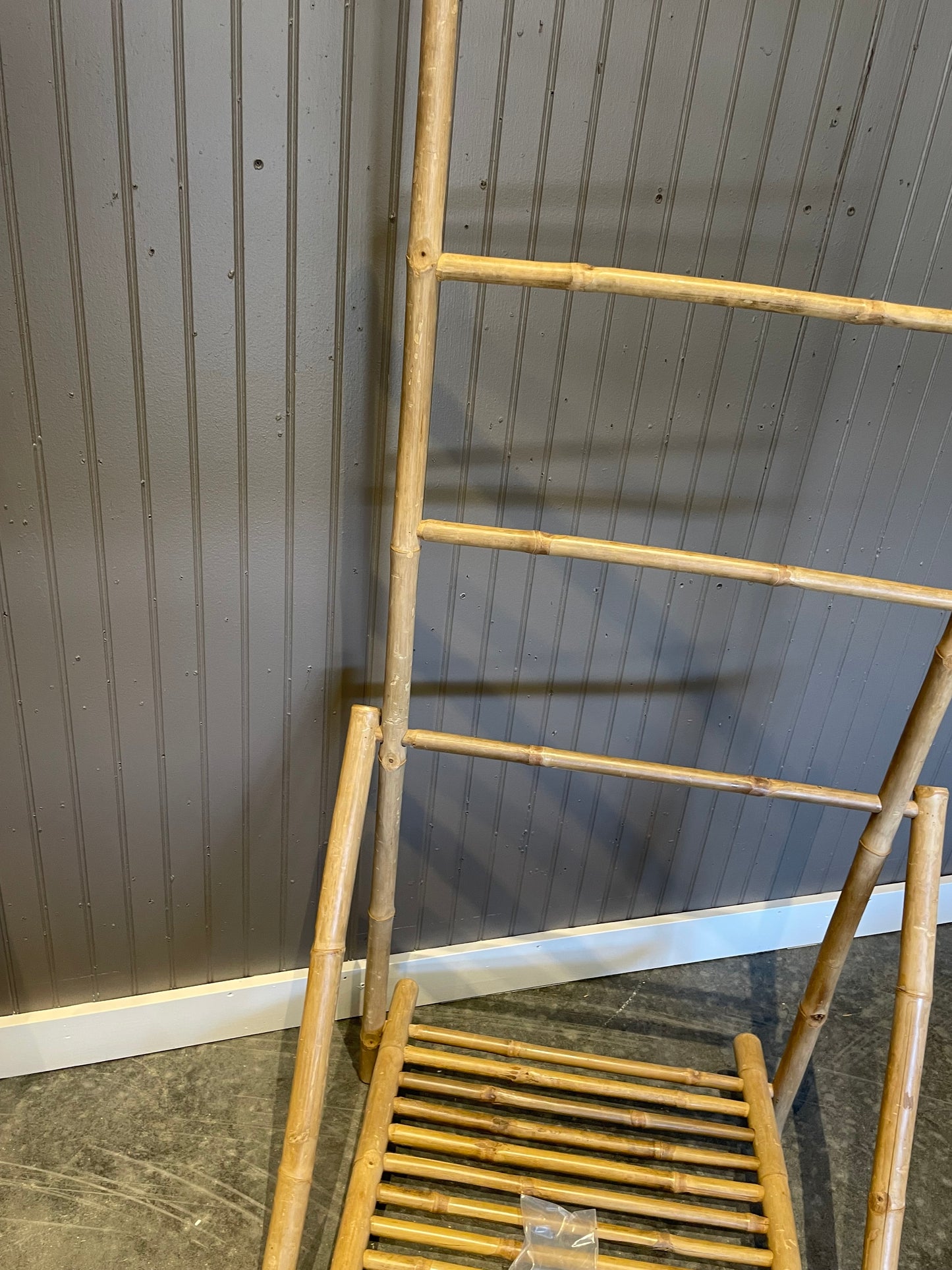 Bamboo Standing Cloth Rack