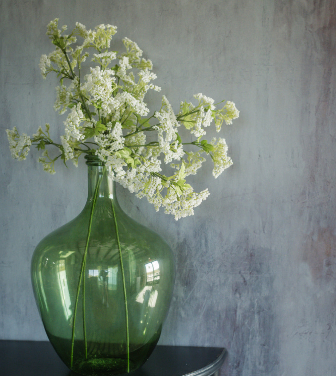 27” White Yarrow Spray