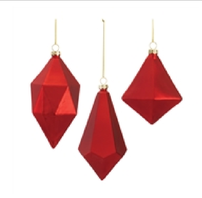 Red Glass Ornament