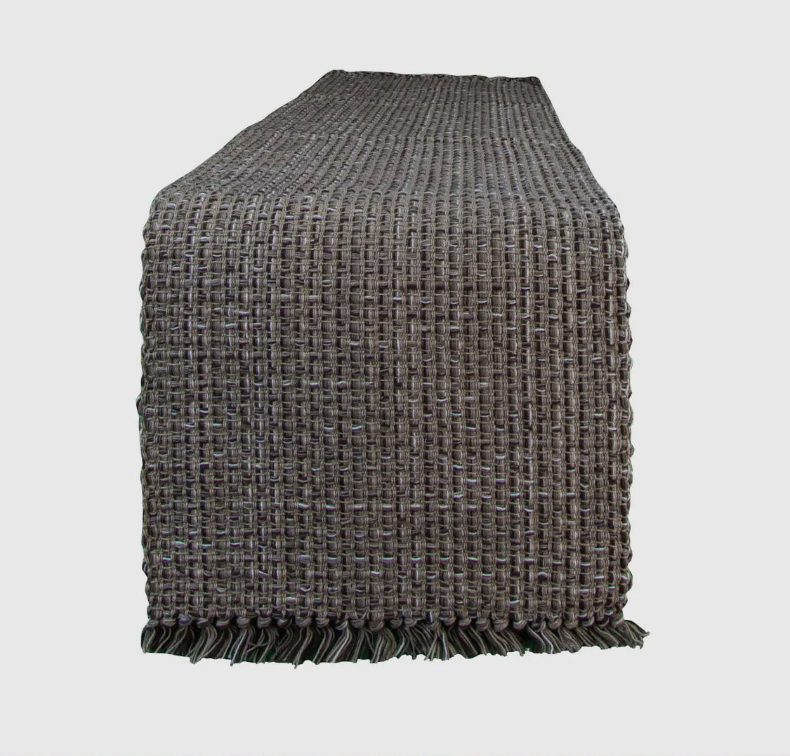 54”L Espresso Tweed Table Runner