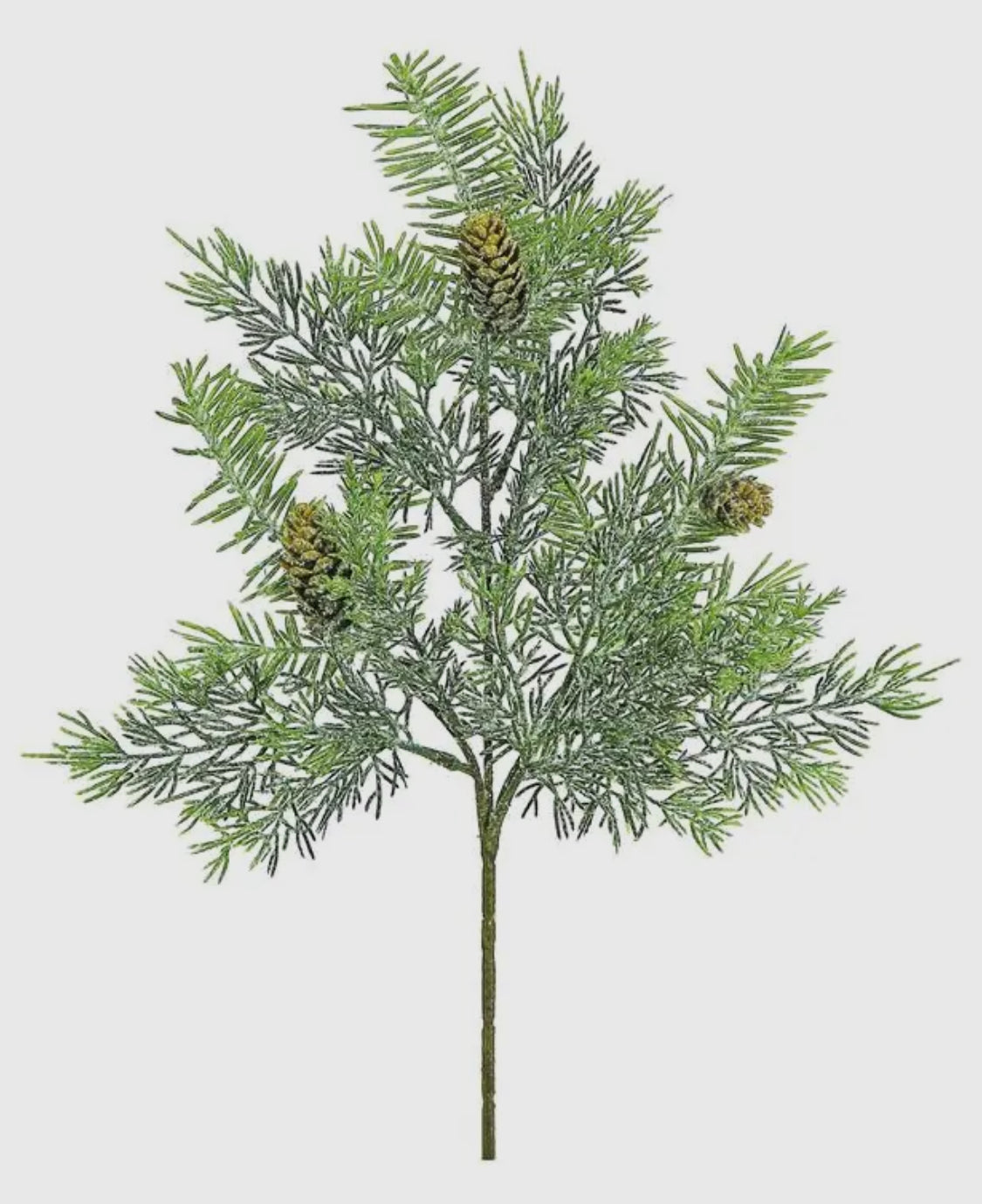 Snow Mixed Cedar,Pine & Cone Pick