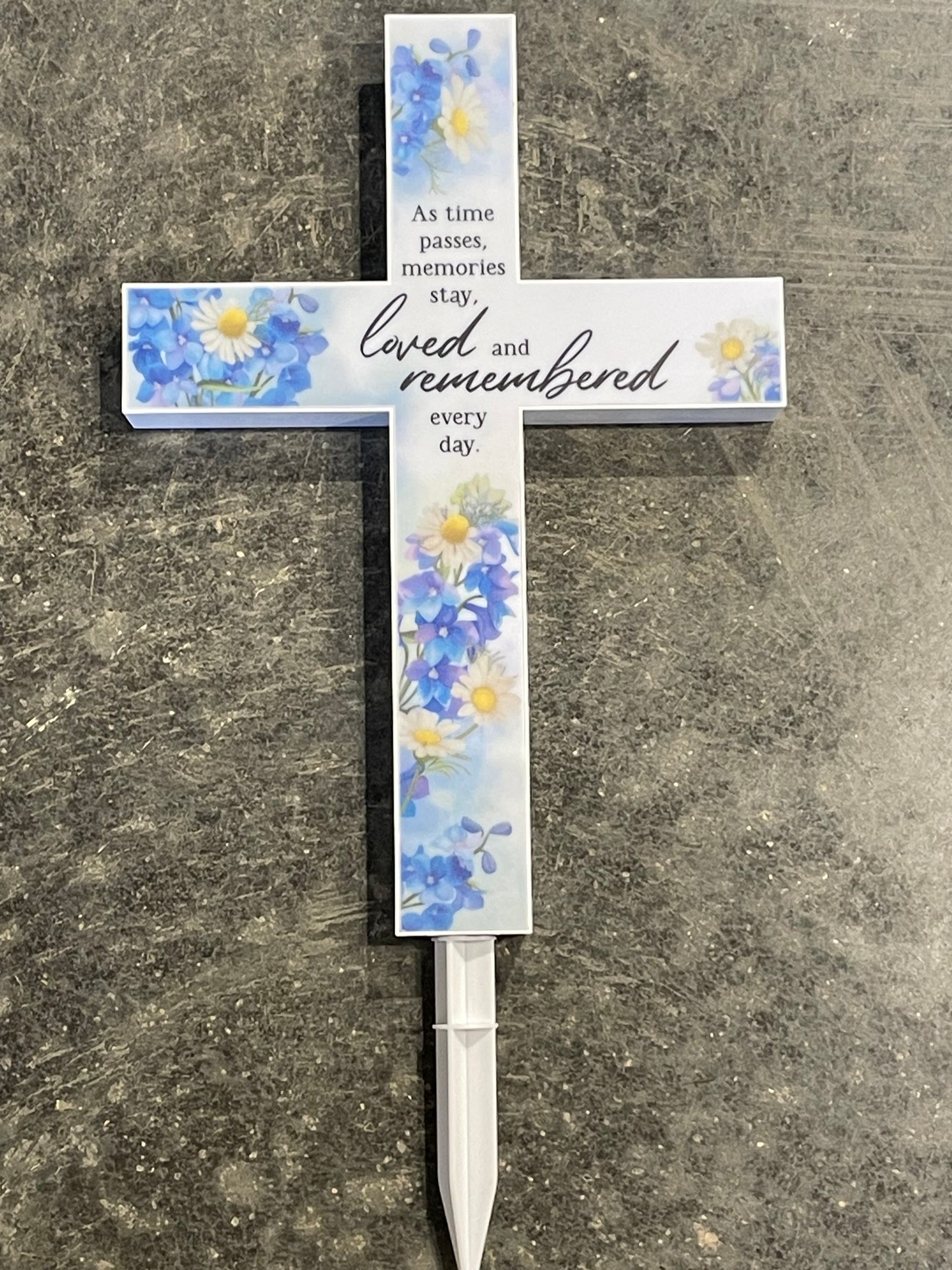 Solar Cross “As time passes, memories stay, Loved and Remembered every day.”