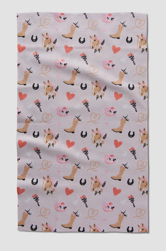 Cowgirl Love Tea Towel