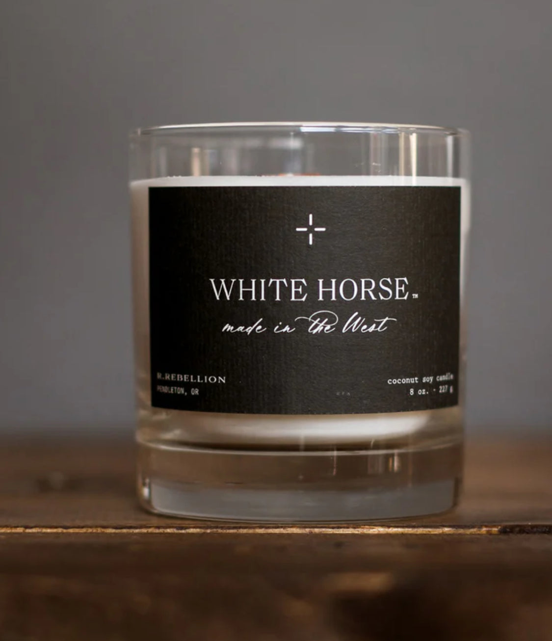 White Horse Candle