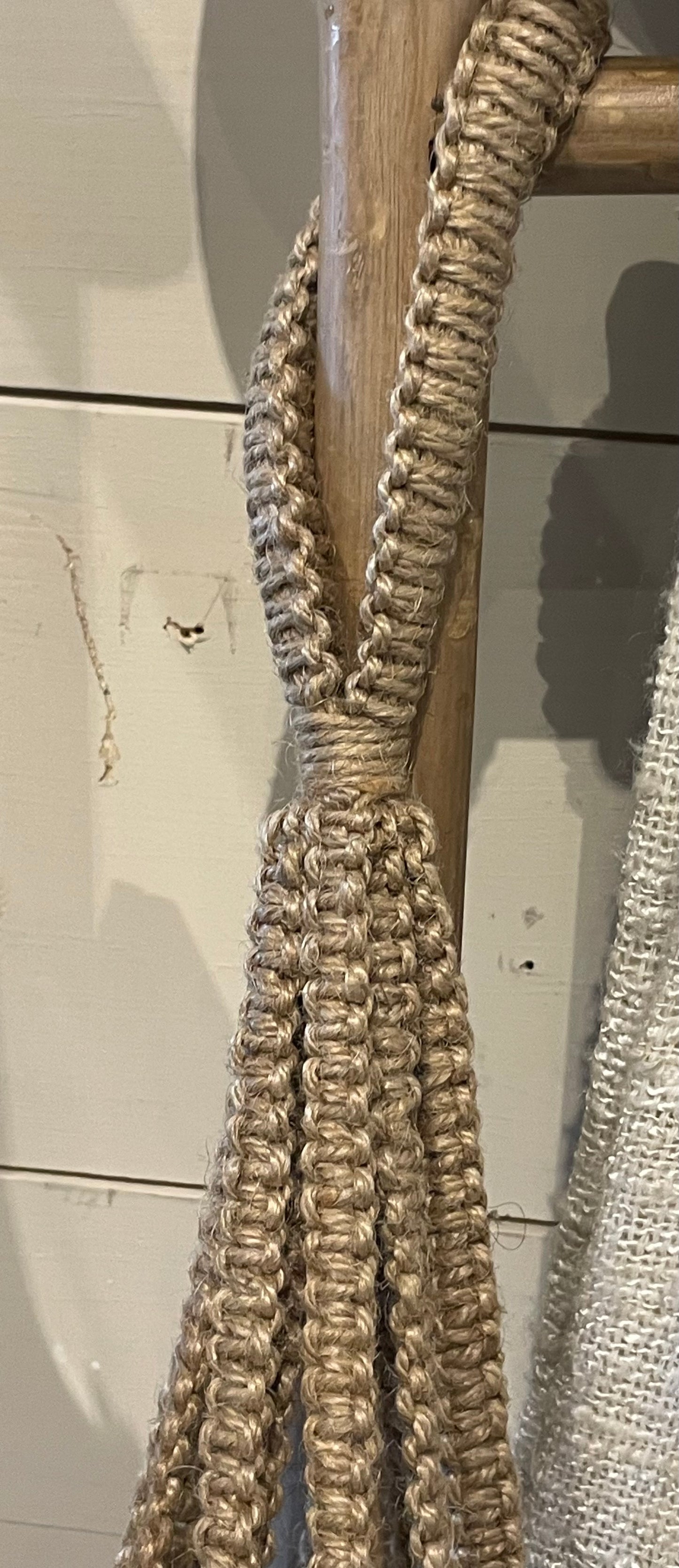 52” Braided Jute Rope Macrame Planter Hanger