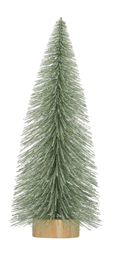 Mint Green Bottle Brush Tree