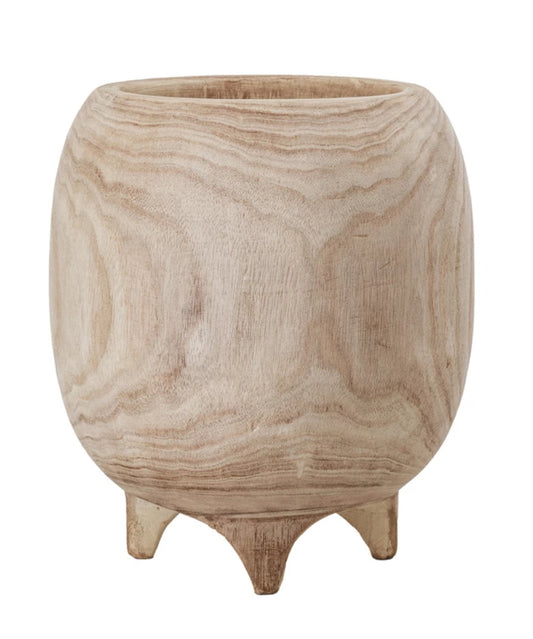 Paulownia Wood Footed Planter