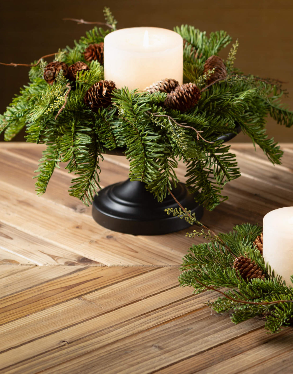 6.5” Soft Touch Pine Ring