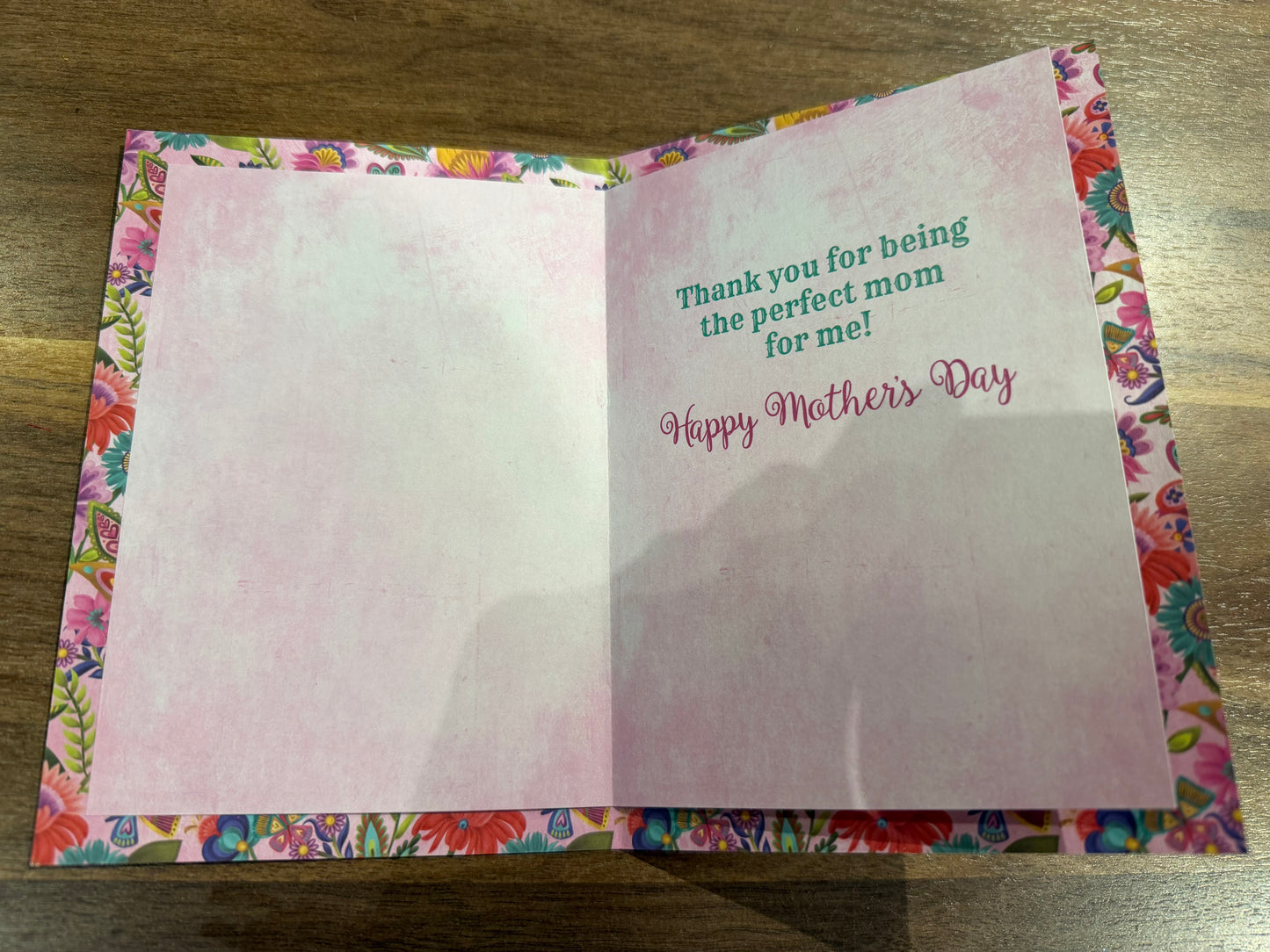 “Love you mom!” Card