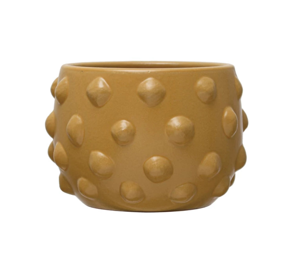 Terracotta Planter w/Raised Dots