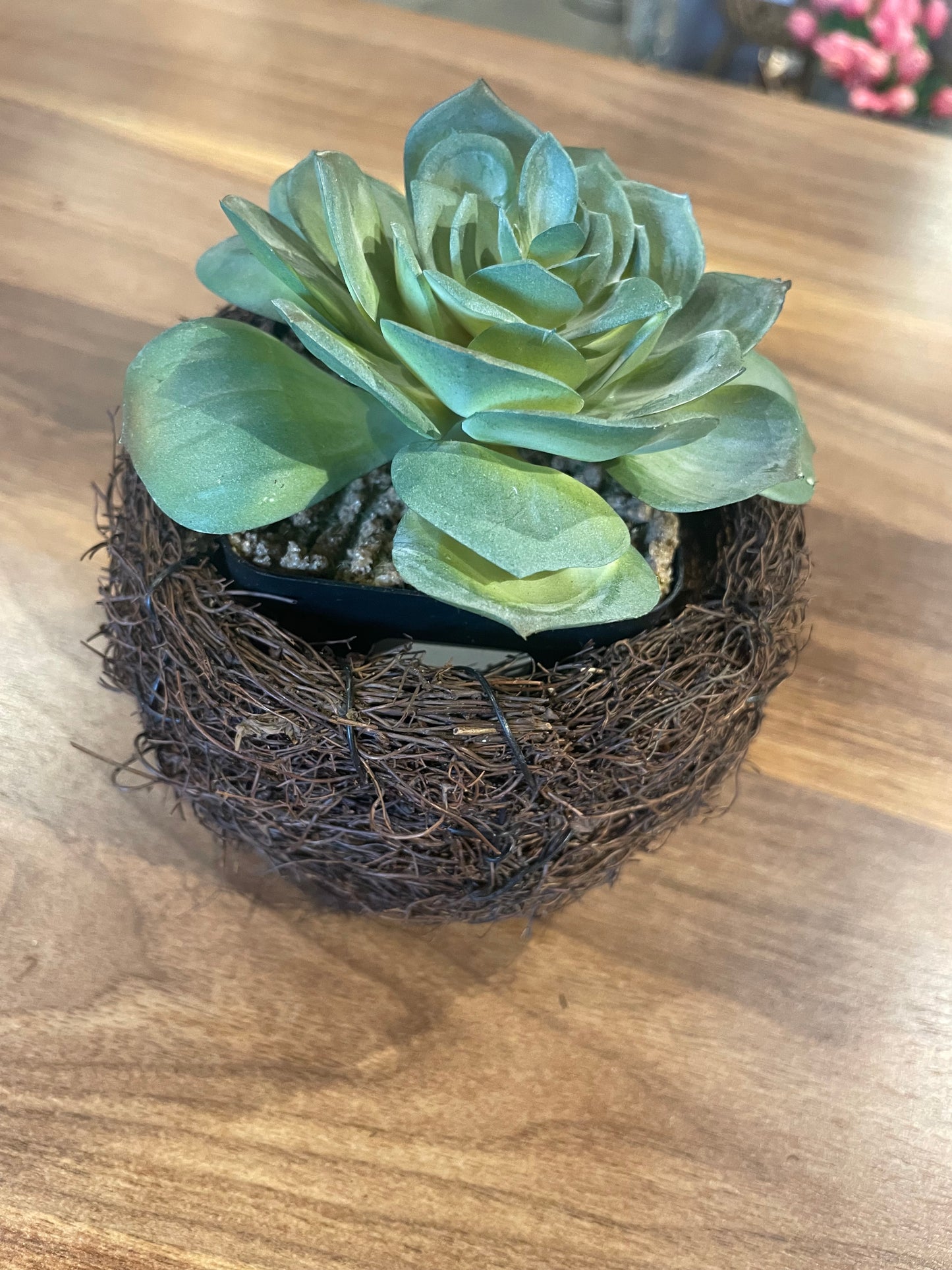 3.5” Round Vine Birdnest Basket