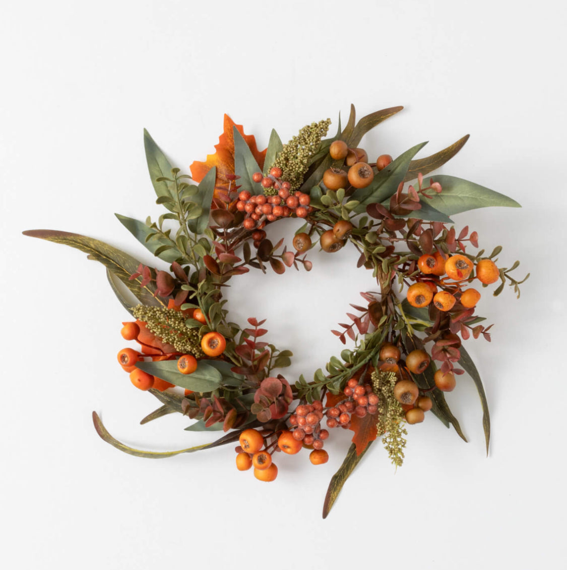6.5” Mixed Fall Wreath