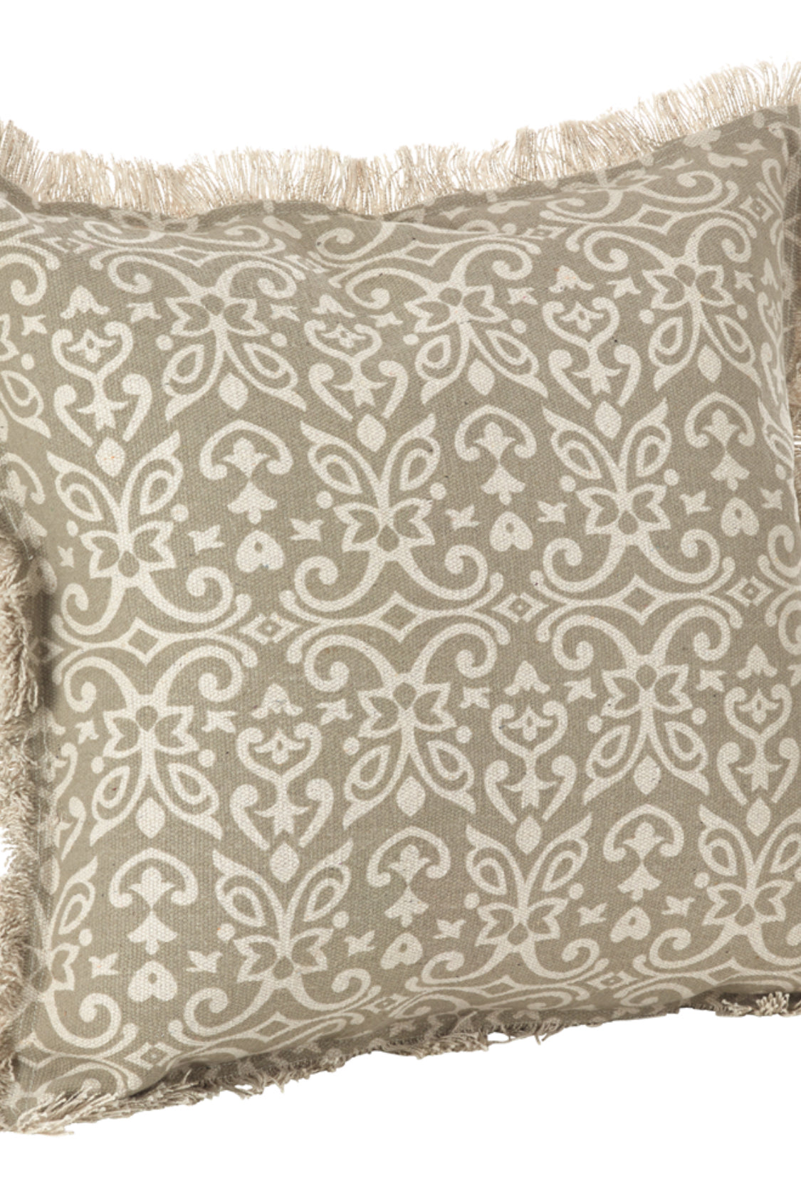 20” Square Floral Motif Pillow