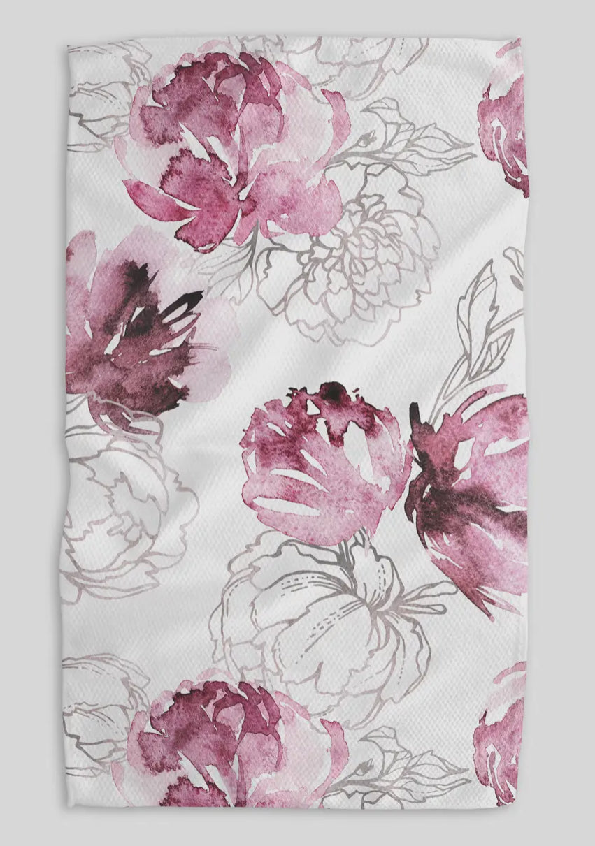 Pretty In Pink Kitchen Tea Towel