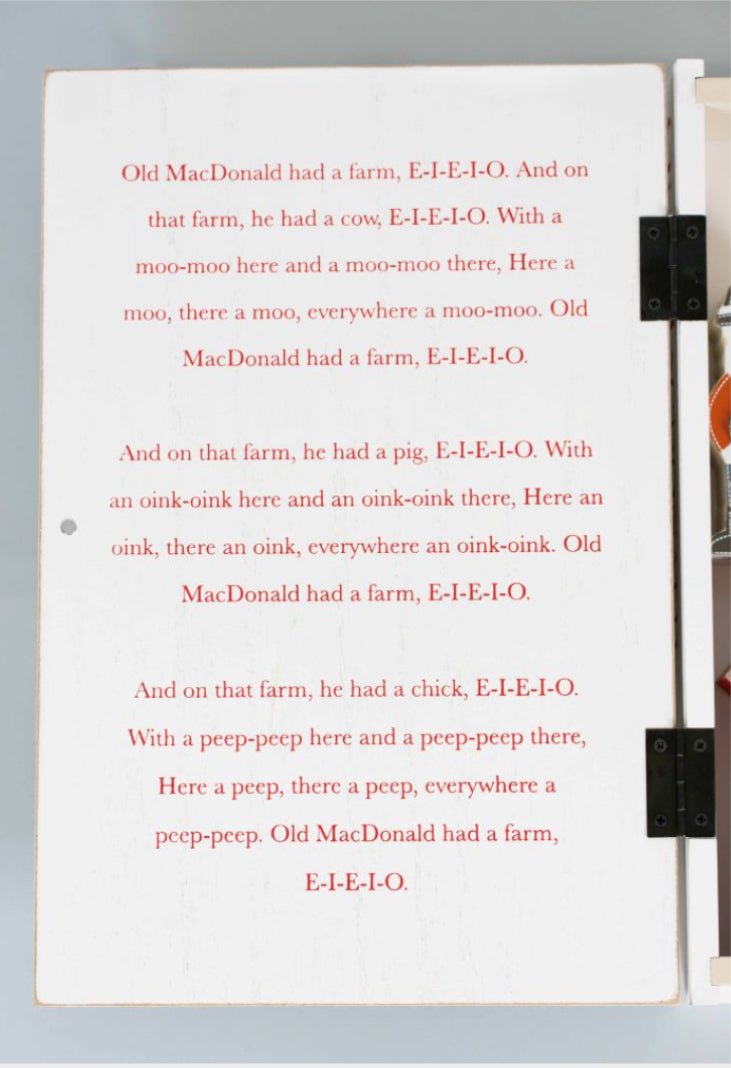 “Old Macdonald” Wood Story Book