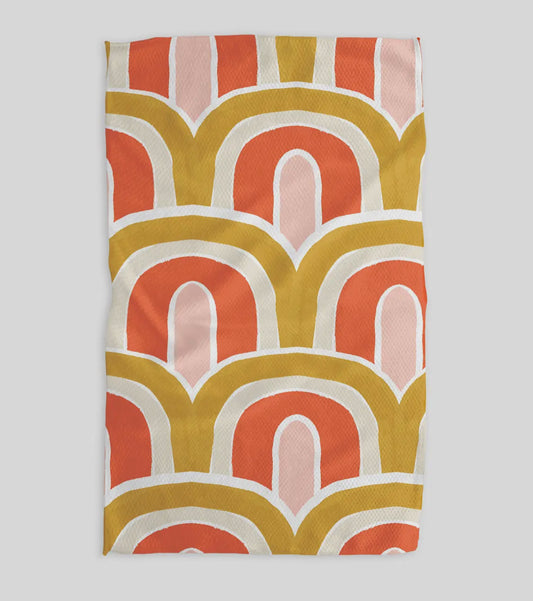 Gold BowsKitchen Tea Towel