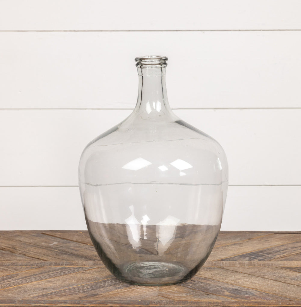 16” Clear Glass Bottle