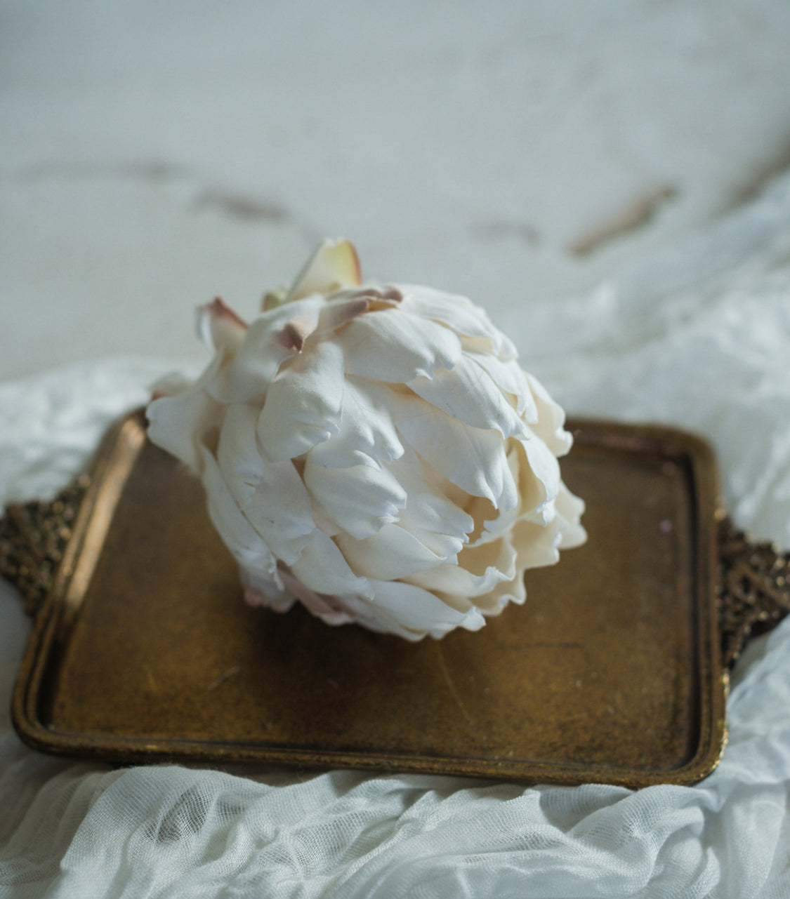 3.5” Cream Artichoke Head