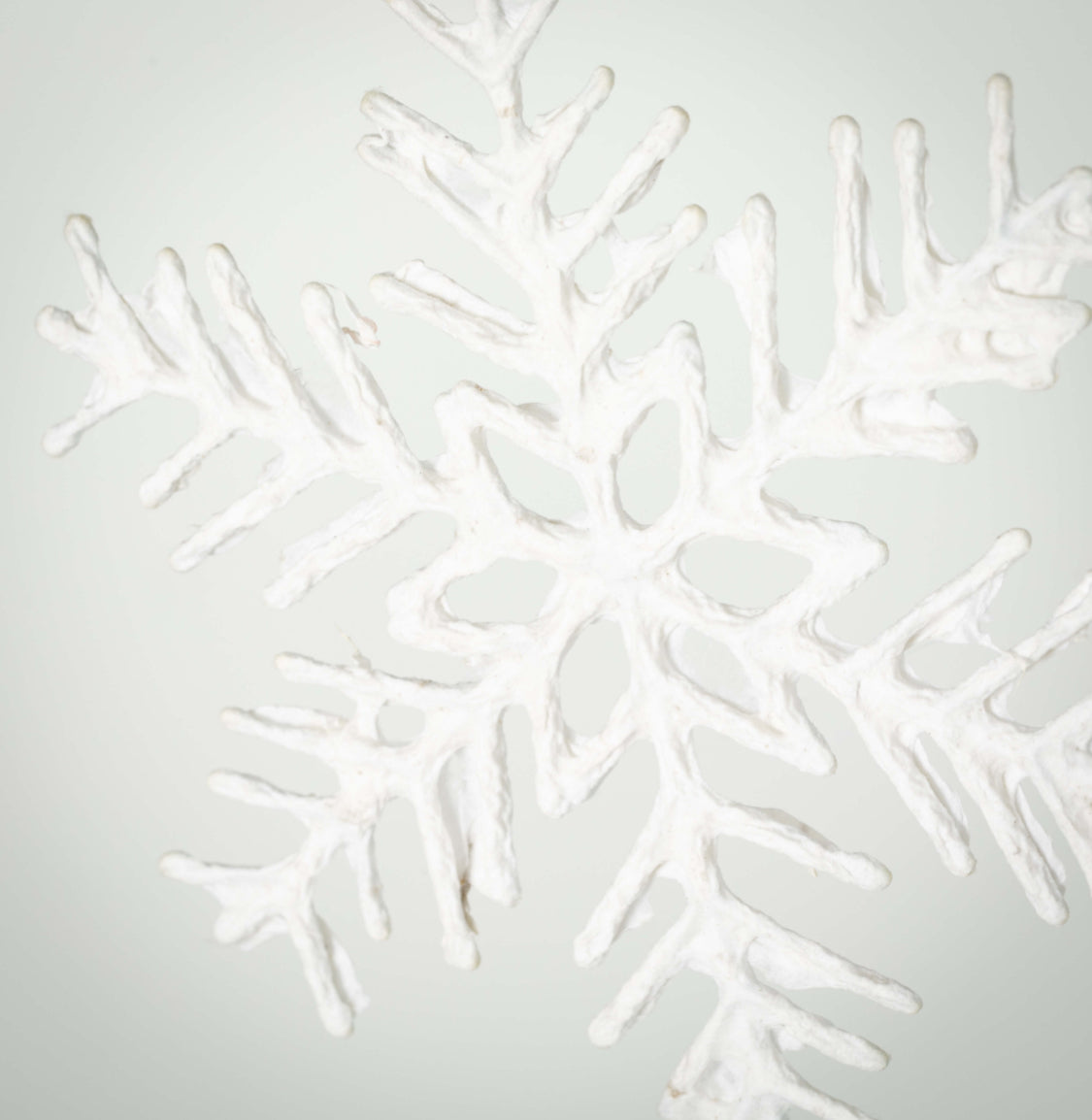 White Snowflake Ornament-Large