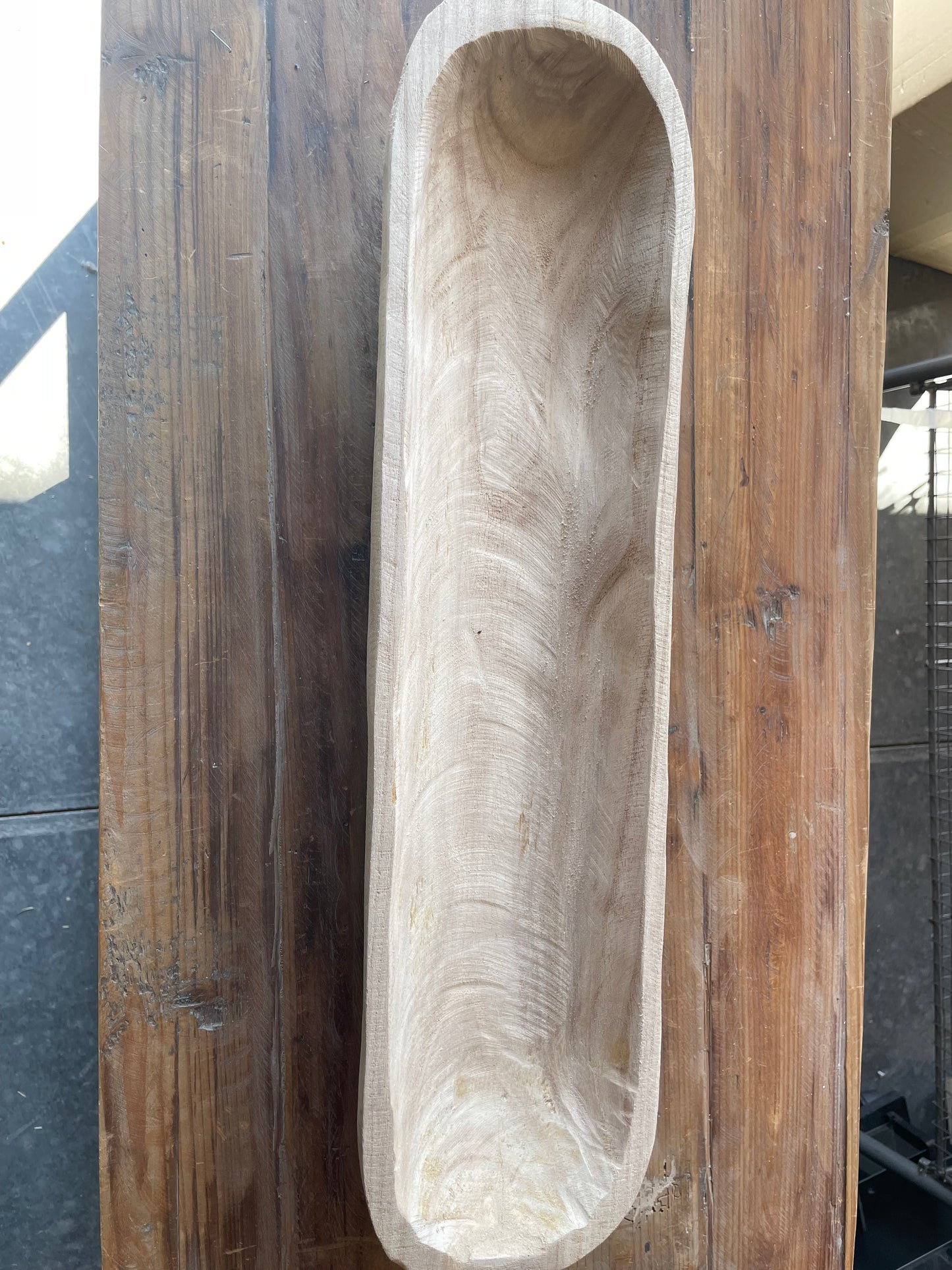 Rectangle Decorative Paulownia Wood Boat