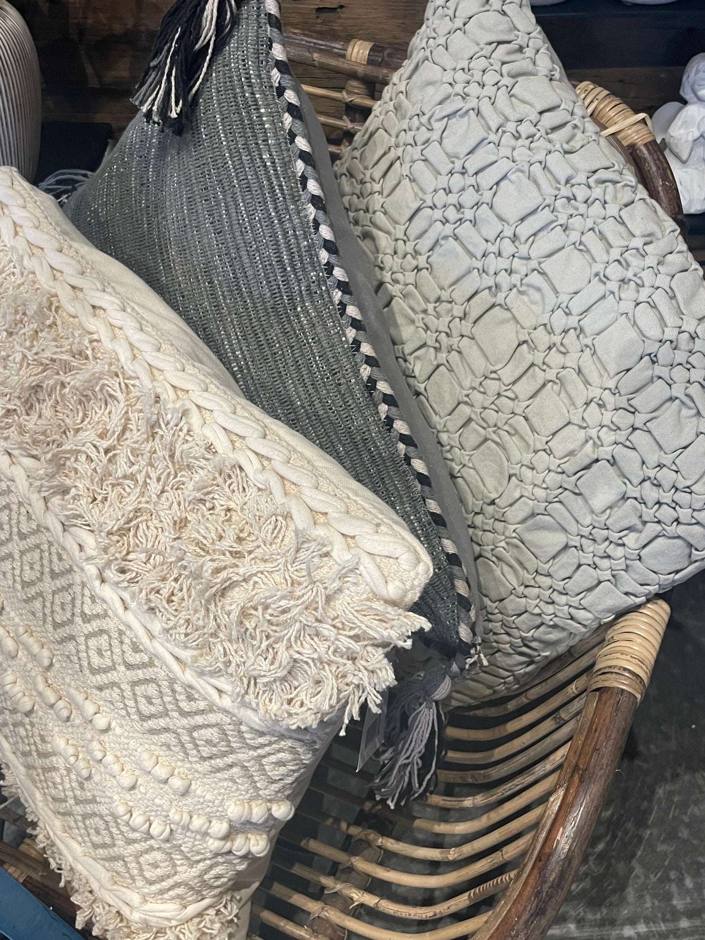 20”x20” Taupe Pillow