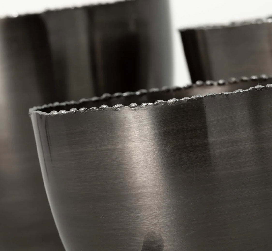 Metal Silver Edged Planters
