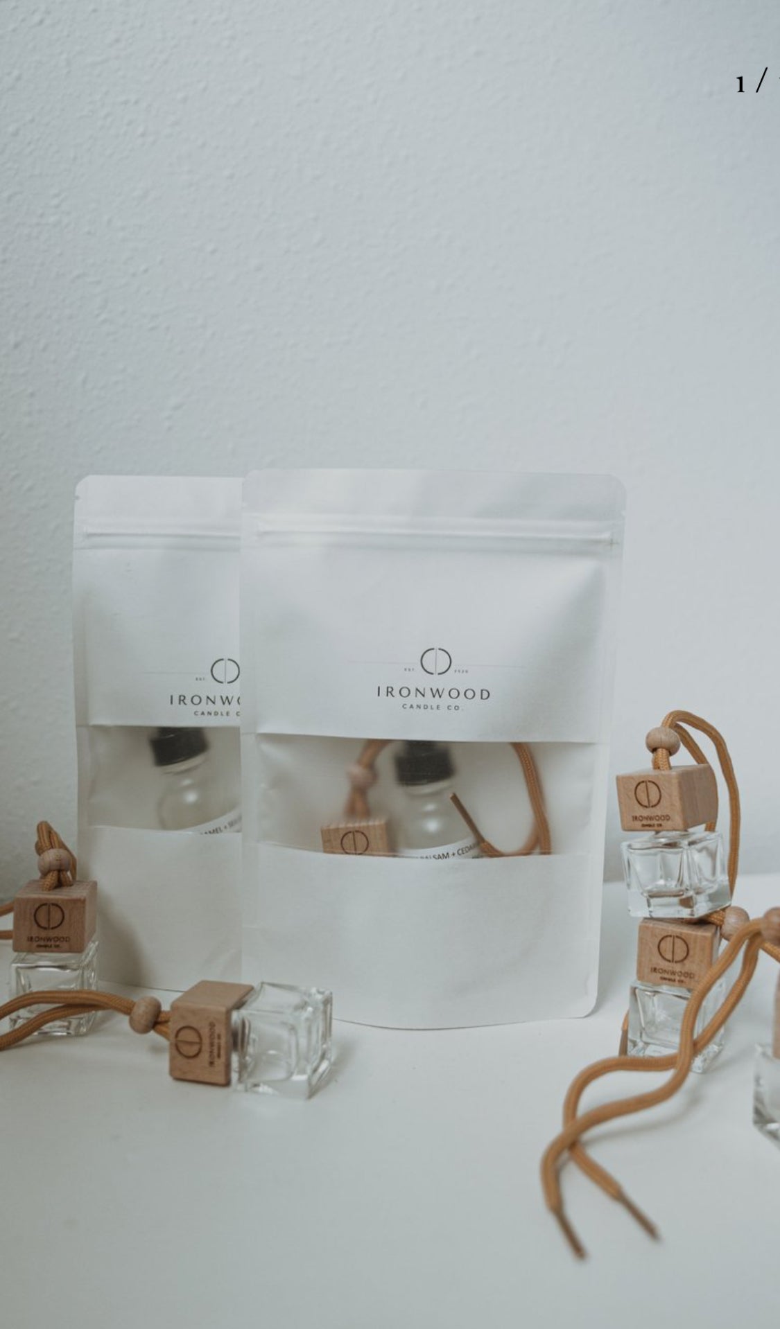 “Caramel + Sea-salt” Car Diffuser + Refill