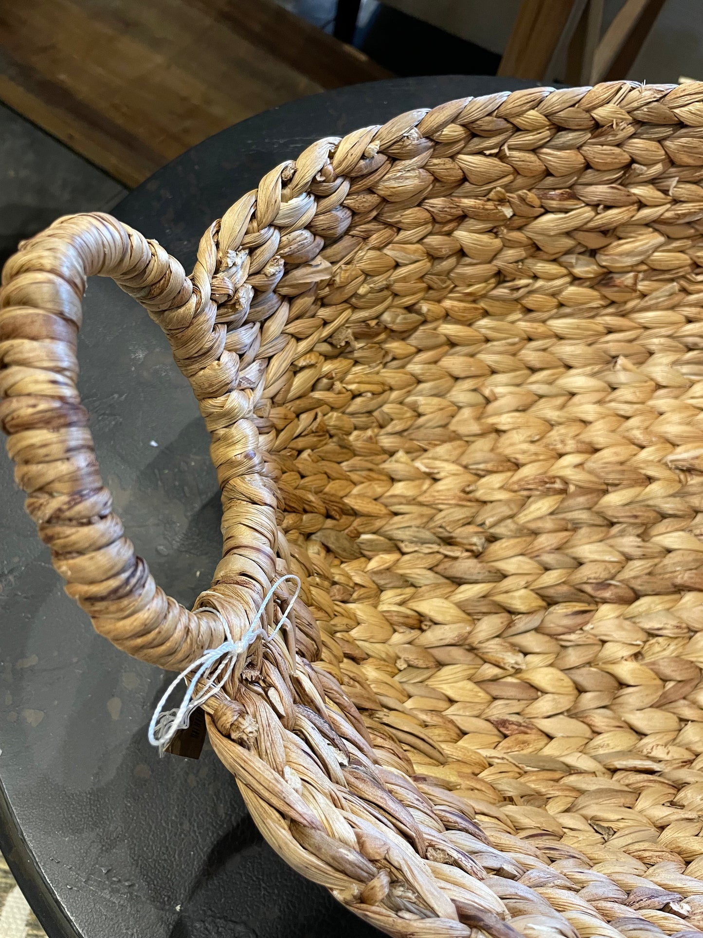 21-3/4”L x 5”H Water Hyacinth Basket-Lg