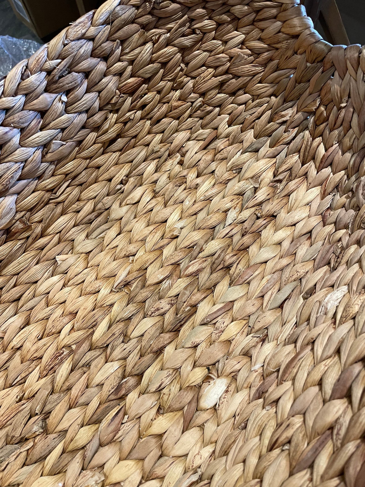 21-3/4”L x 5”H Water Hyacinth Basket-Lg